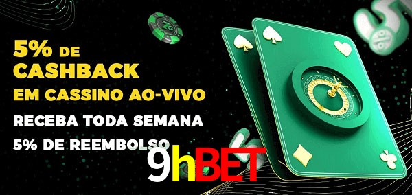 Promoções do cassino ao Vivo 9hbet